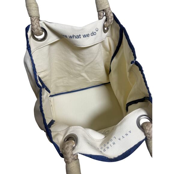 Anya Hindmarch "I'm not a plastic bag" Tote Bag - Picture 5 of 9